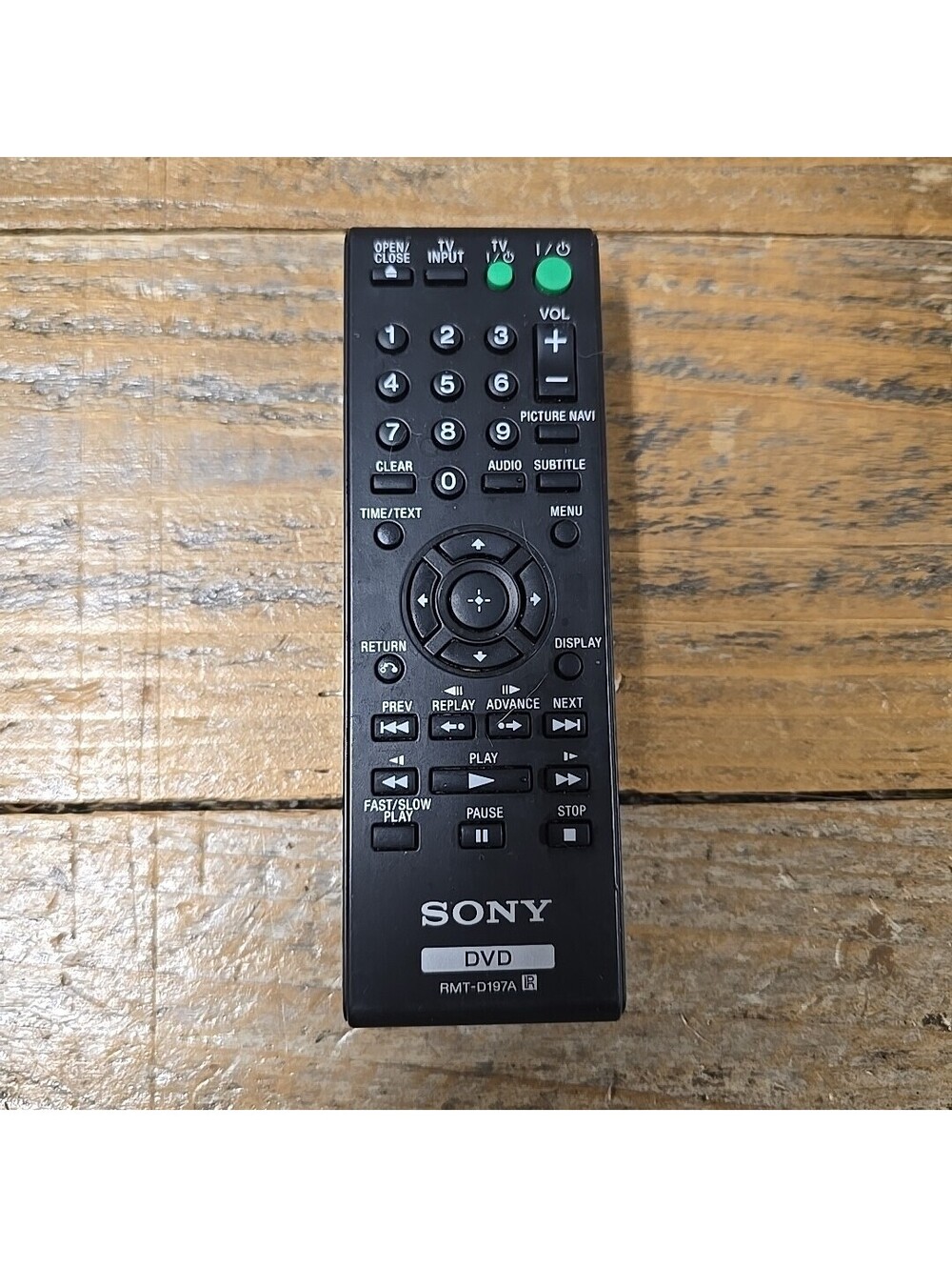 Sony RMT-D197A DVD Remote Control For DVP-NS710H DVP-SR200P DVP-SR400P - Tested